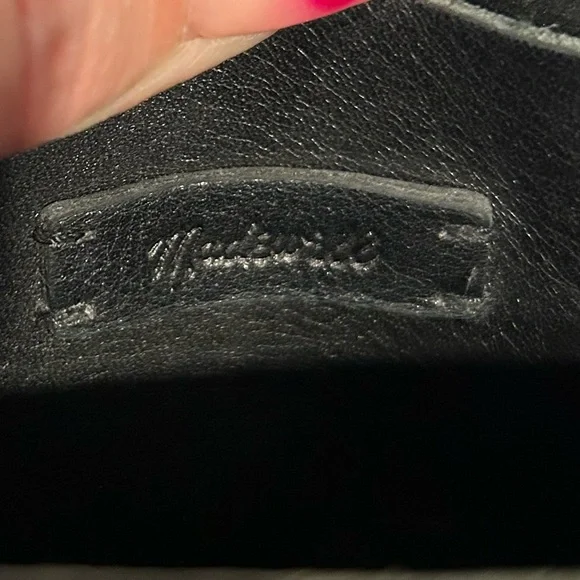 Madewell black leather shoulder bag - Picture 6 of 14